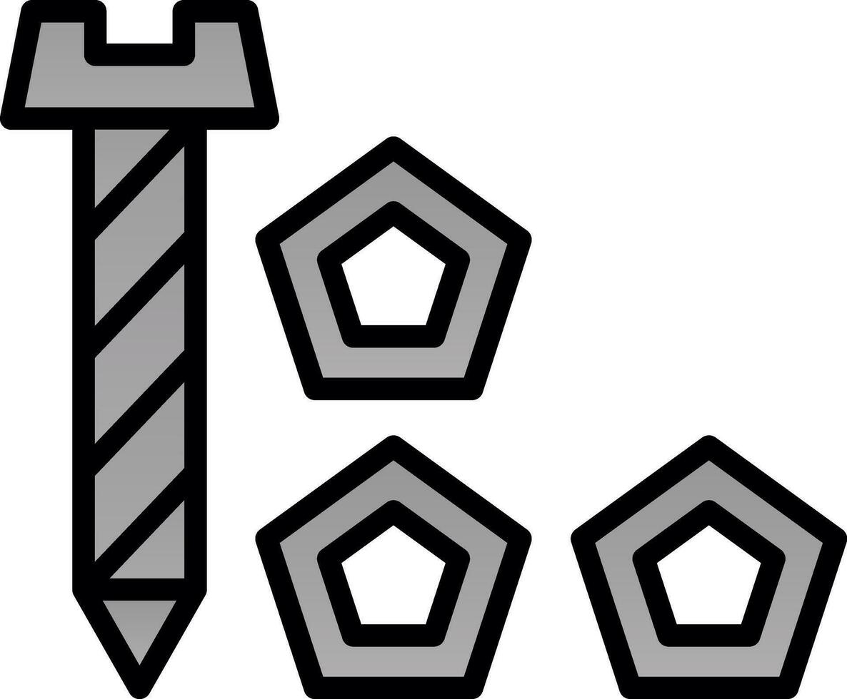 Schrauben Vektor Symbol Design