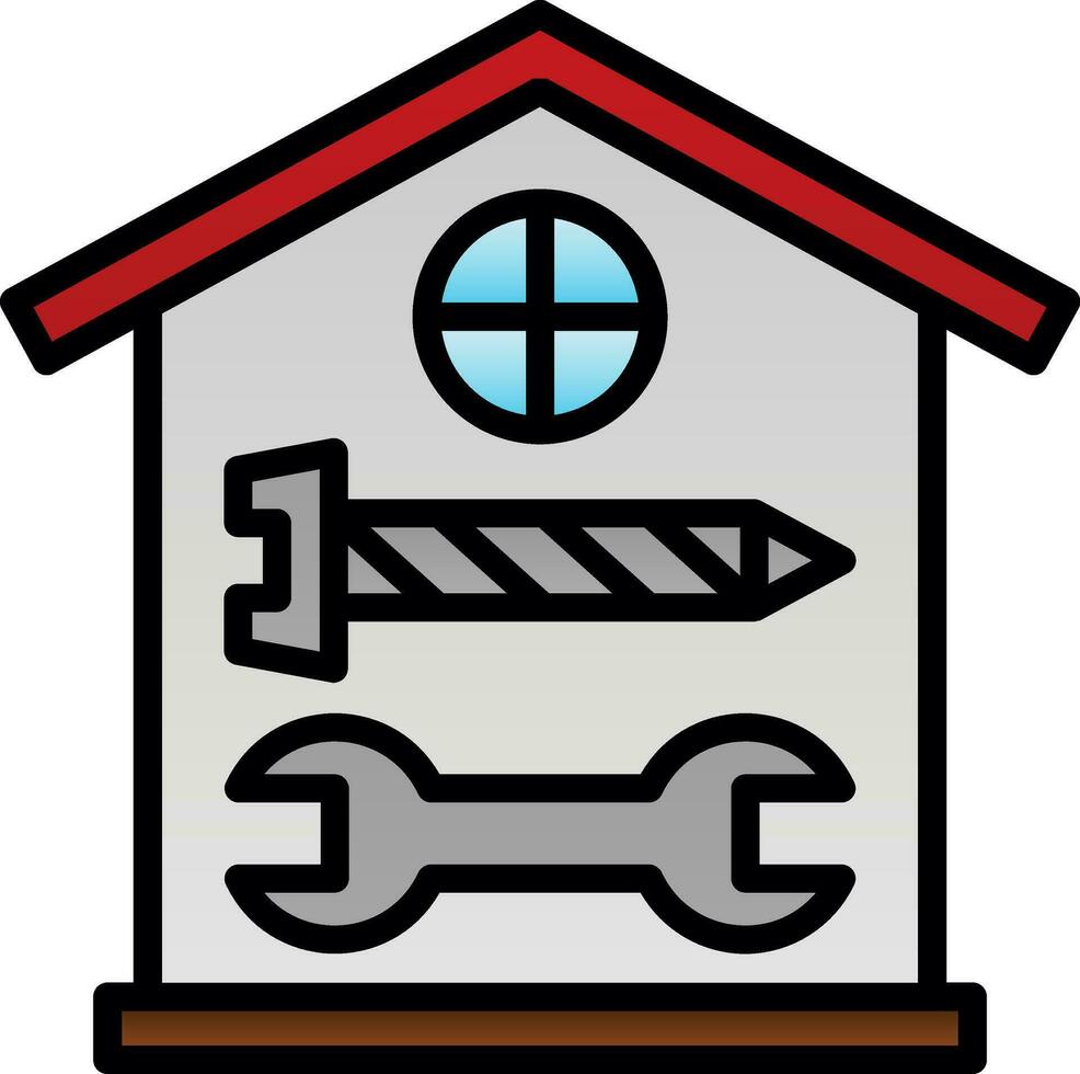 Haus Reparatur Vektor Symbol Design