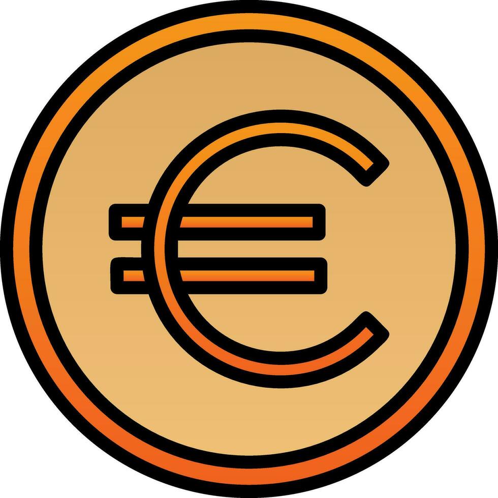 euro valuta vektor ikon design