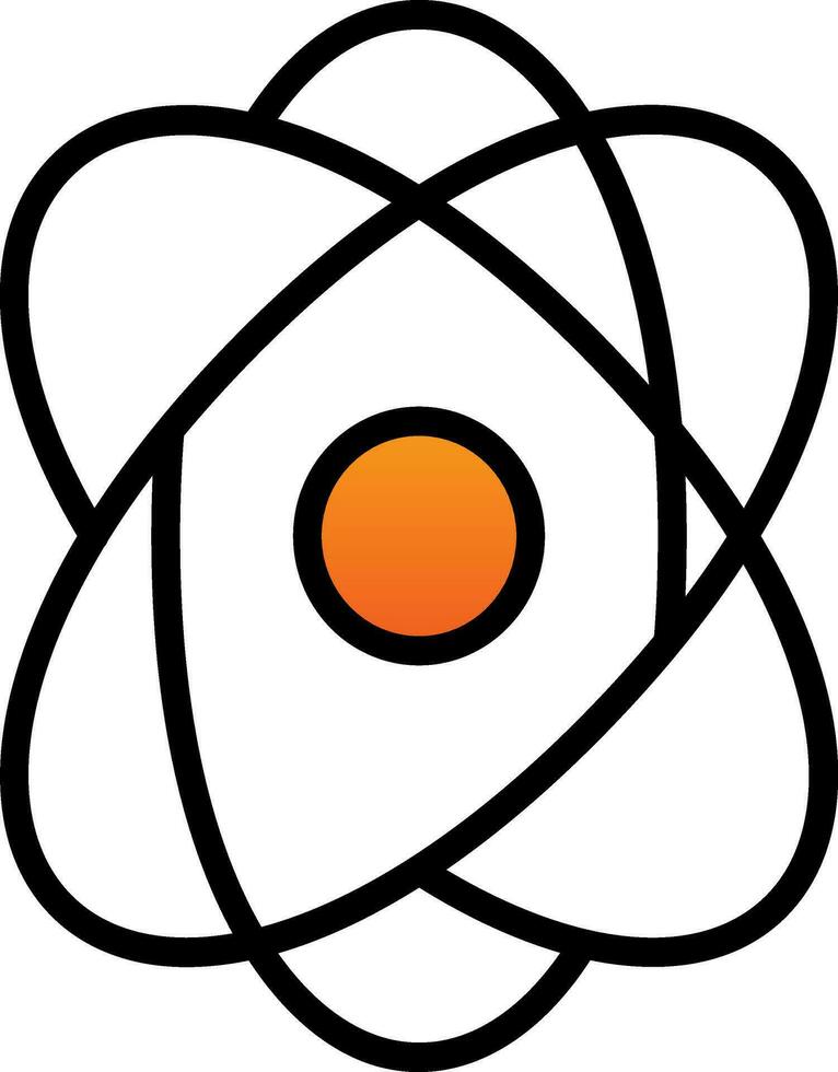 atom vektor ikon design