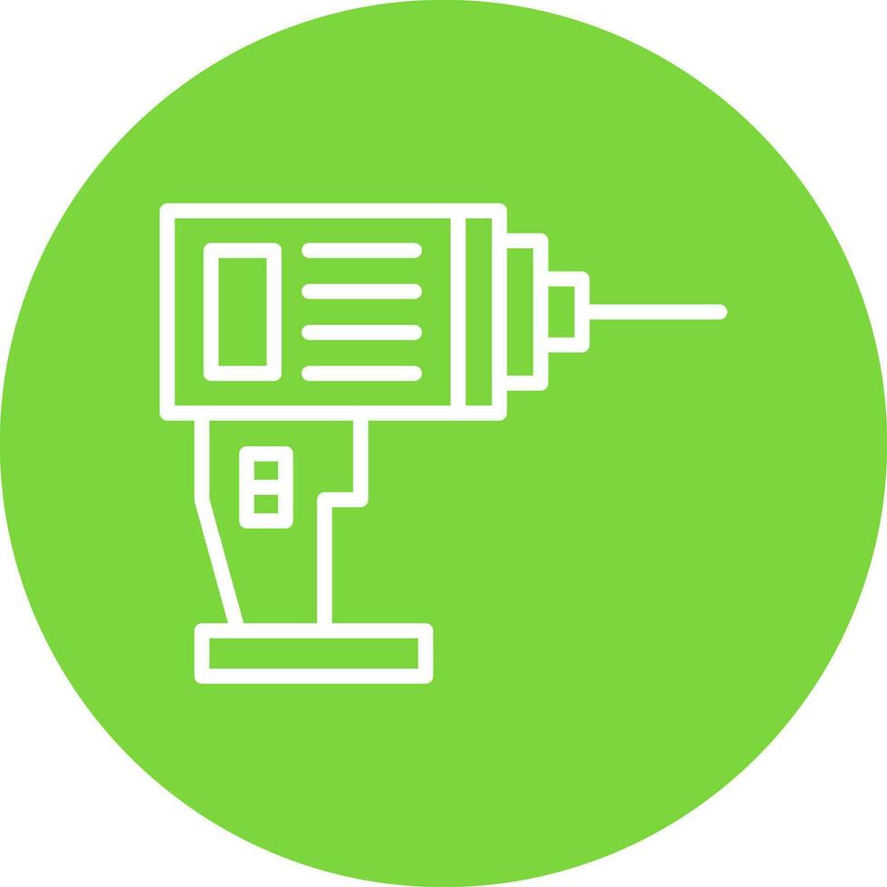 Bohrmaschinen-Vektor-Icon-Design vektor