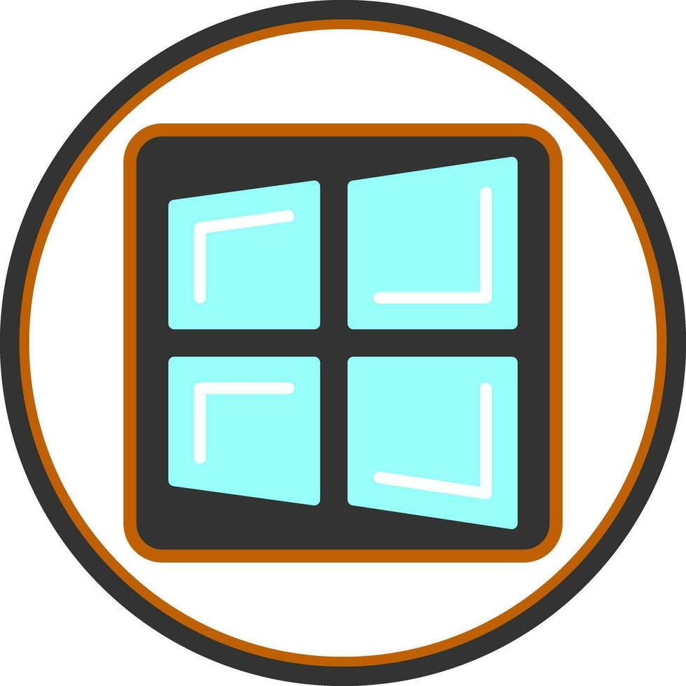 Fenster Vektor Symbol Design