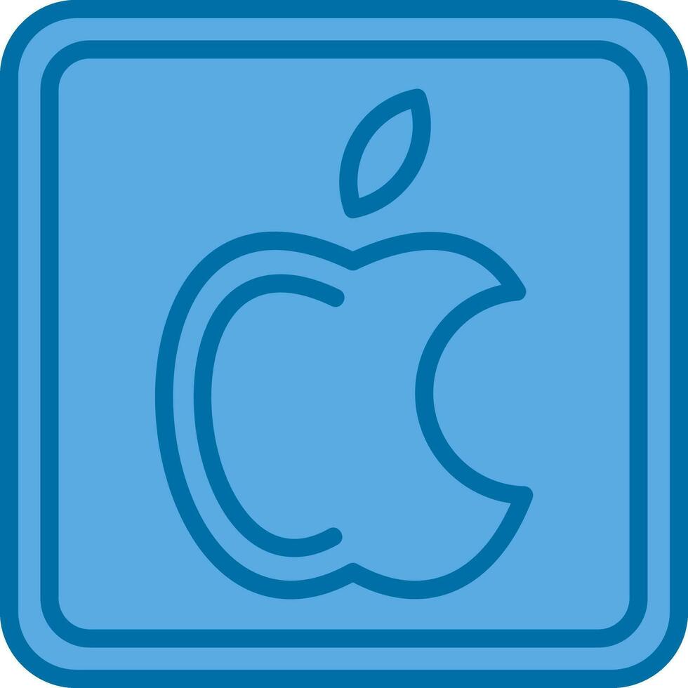 äpple logotyp vektor ikon design