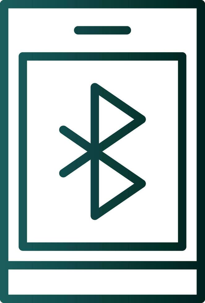 Bluetooth-Vektor-Icon-Design vektor