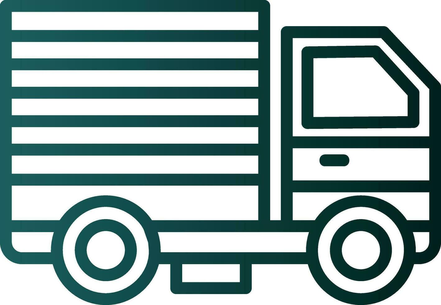 LKW-Vektor-Icon-Design vektor