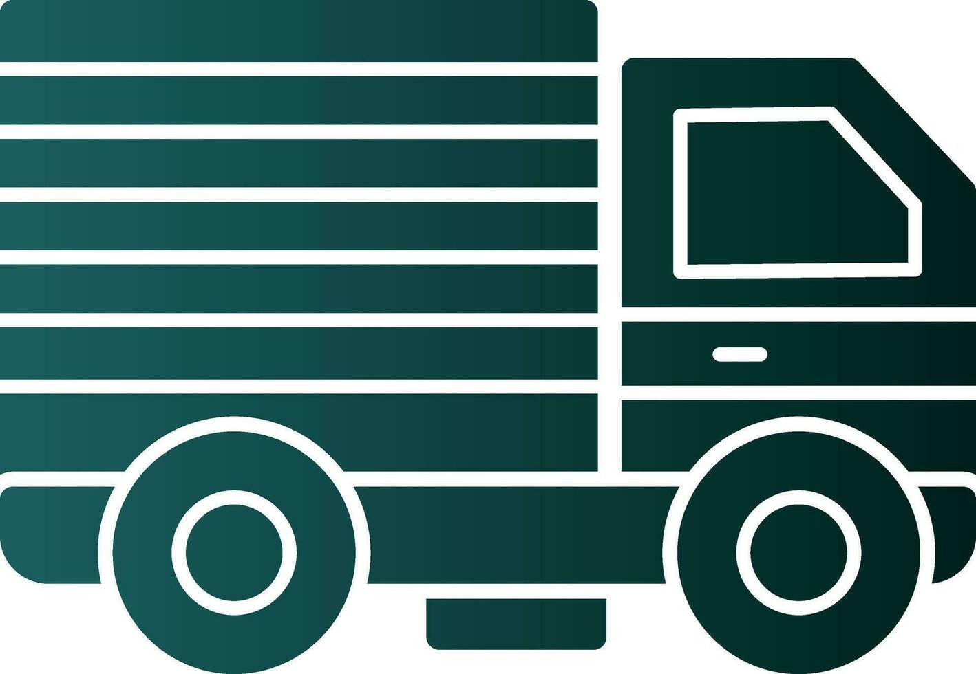 LKW-Vektor-Icon-Design vektor