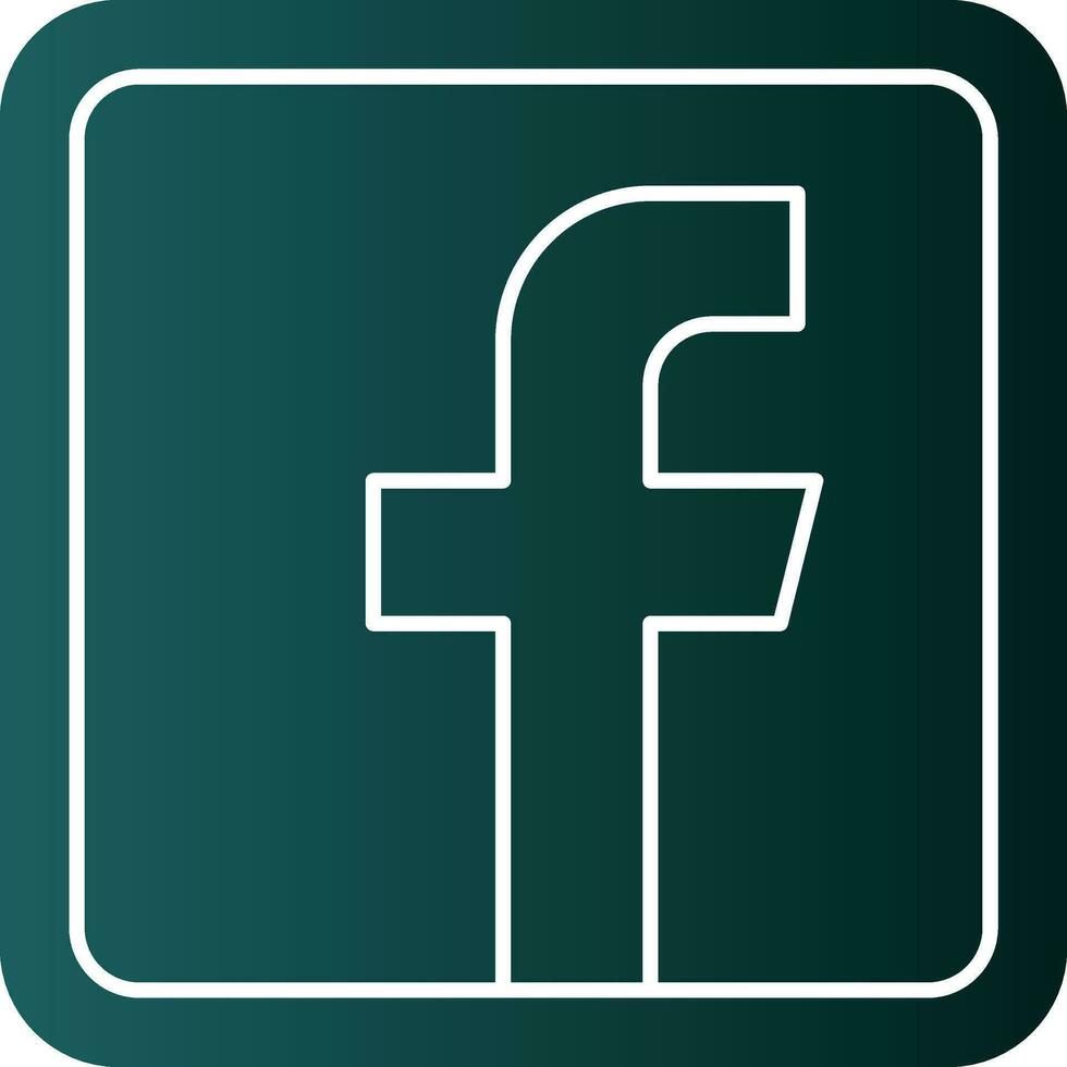 Facebook logotyp vektor ikon design