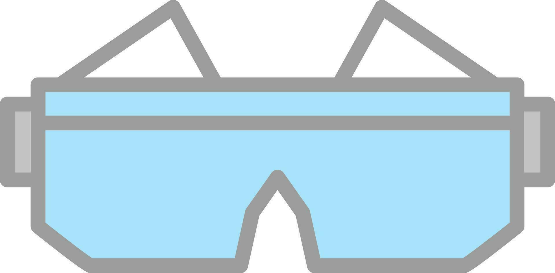 säkerhet glasögon vektor ikon design