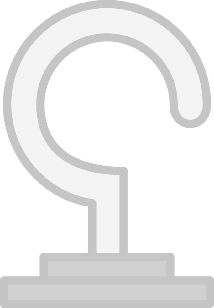 Röhren Haken Vektor Symbol Design