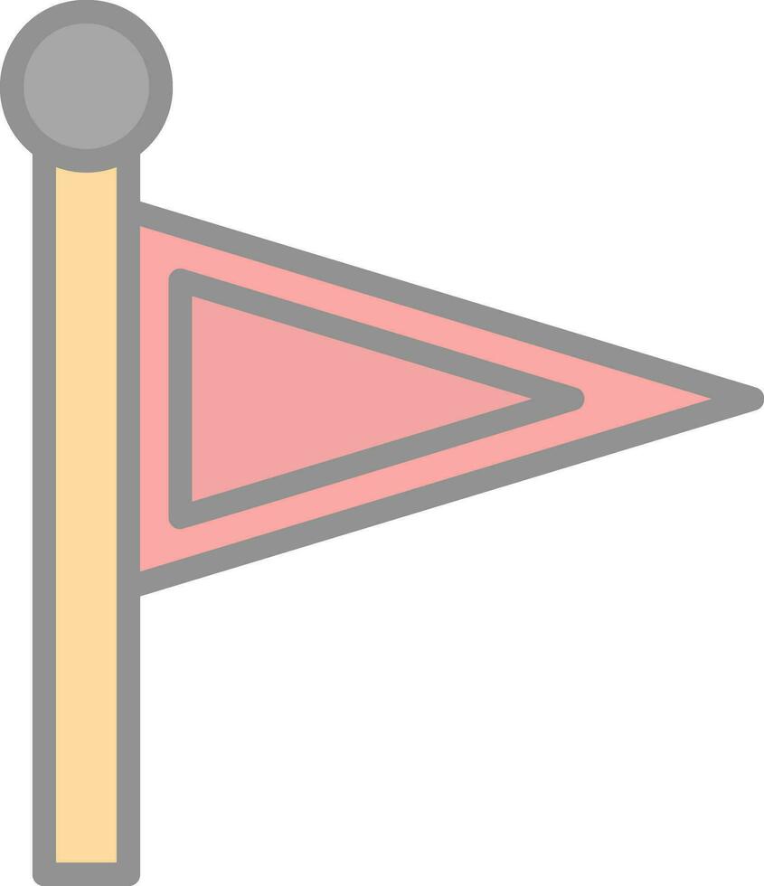 Flag-Vektor-Icon-Design vektor