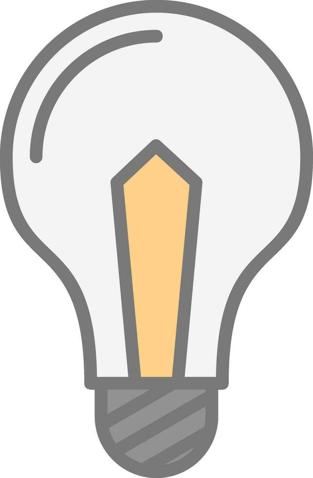 Glühbirnen-Vektor-Icon-Design vektor