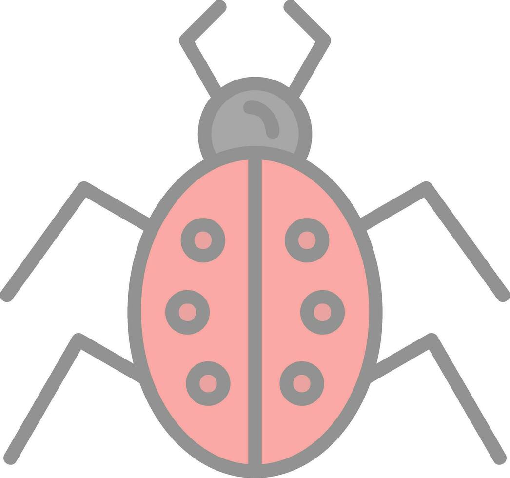 Bug-Vektor-Icon-Design vektor