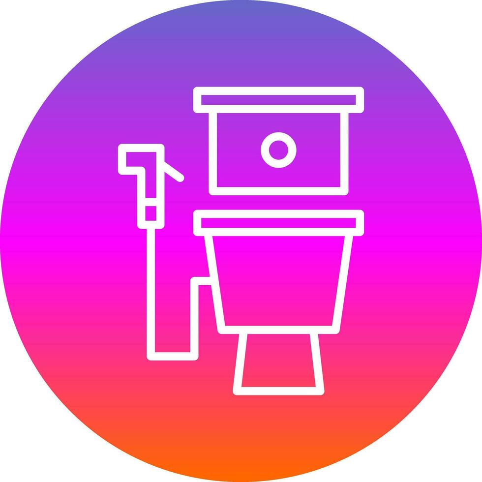 WC-Vektor-Icon-Design vektor