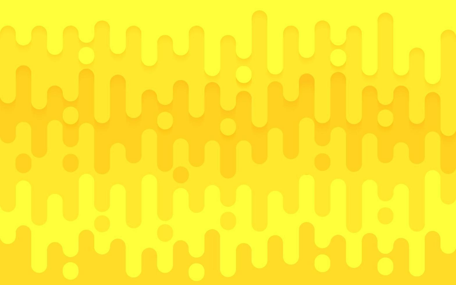 abstrakt gul senap rundade linjer halvton övergångsbakgrund. enkel platt mönster design. vektor illustration