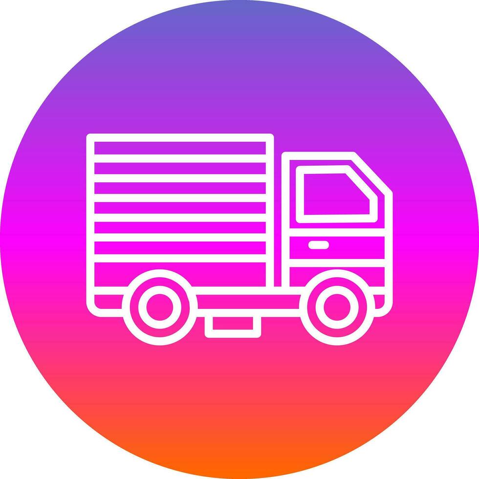 LKW-Vektor-Icon-Design vektor