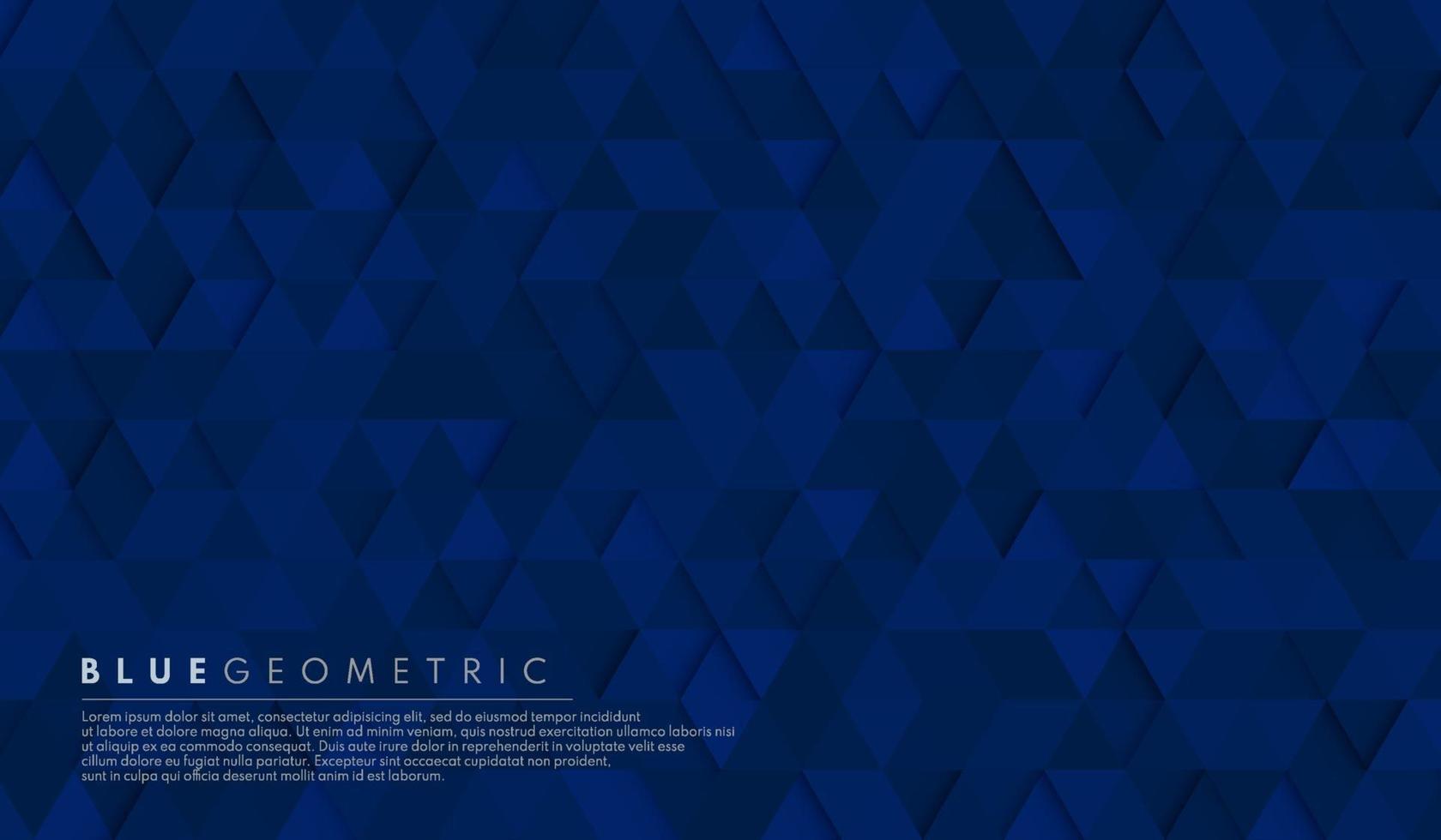 abstraktes dunkles marineblaues geometrisches Sechseck-Form-Hintergrundmuster. Vektor für Präsentationsdesign. Anzug für Business, Corporate, Institution, Party, festlich, Seminar und Vorträge. Vektor-Illustration