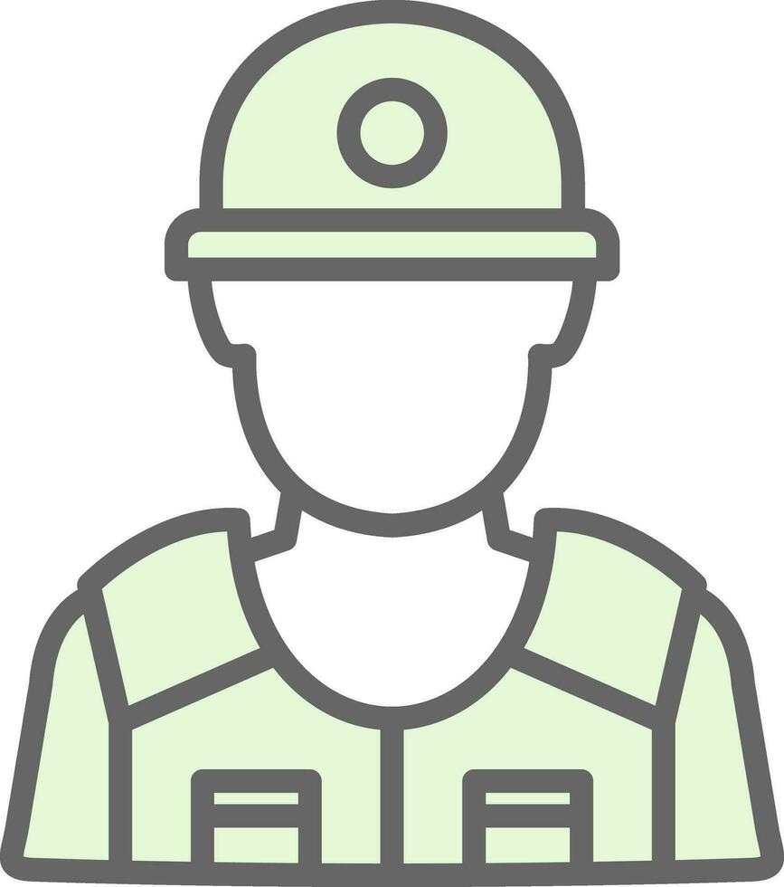 Vektor-Icon-Design der Bereitschaftspolizei vektor