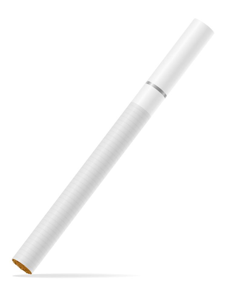 cigaretter med vitt filter lager vektorillustration isolerad på bakgrunden vektor