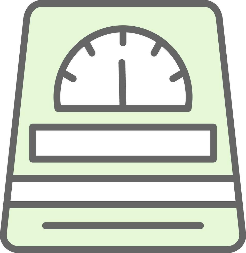 Gewicht Waage Vektor Icon Design