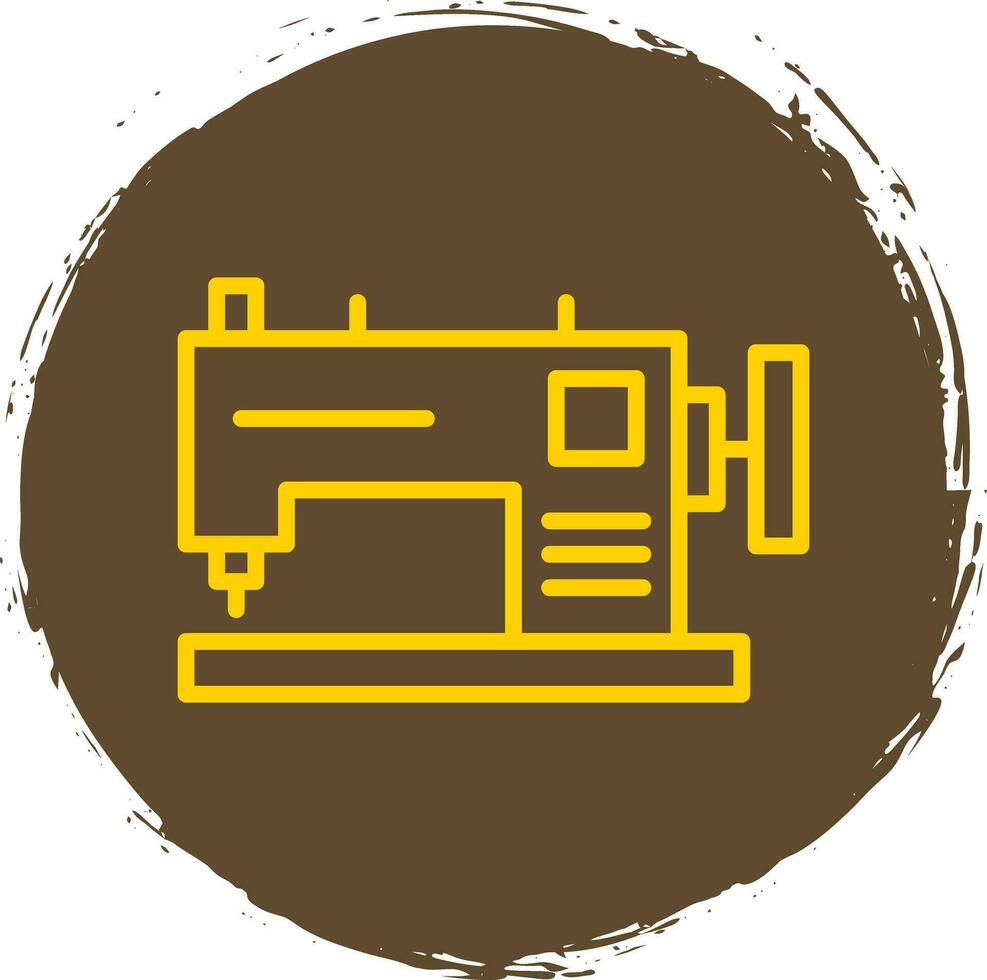 Nähmaschine-Vektor-Icon-Design vektor