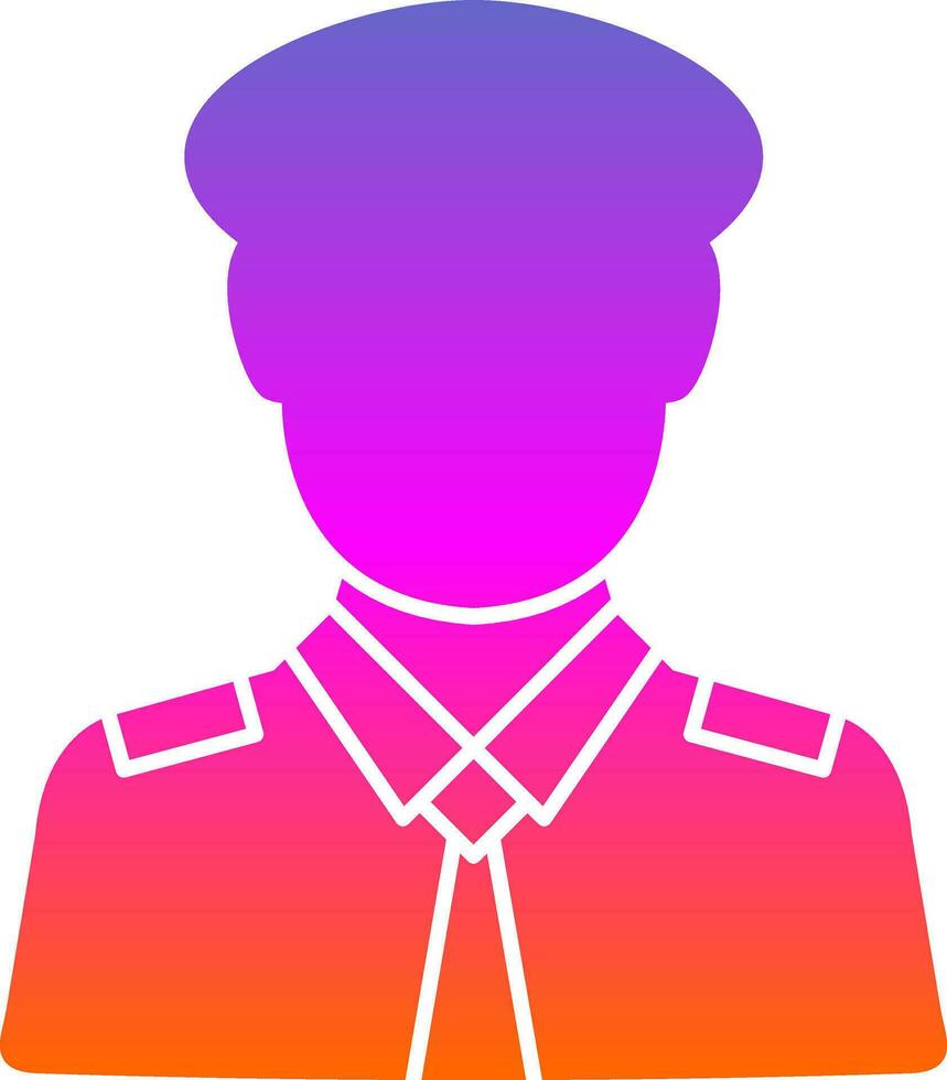 Polizist-Vektor-Icon-Design vektor