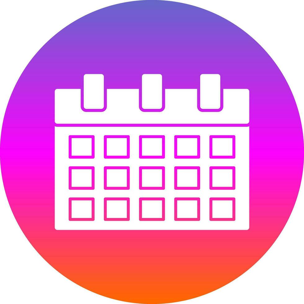 Kalender-Vektor-Icon-Design vektor