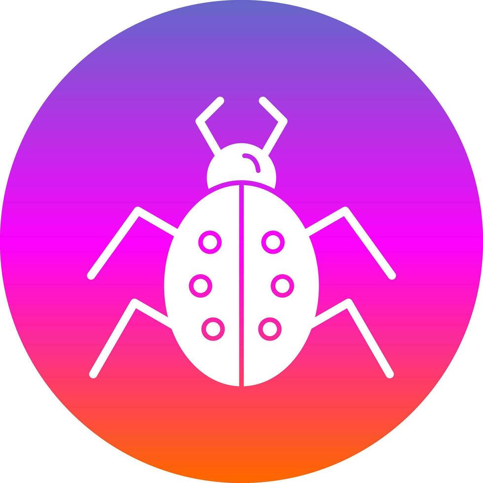 Bug-Vektor-Icon-Design vektor