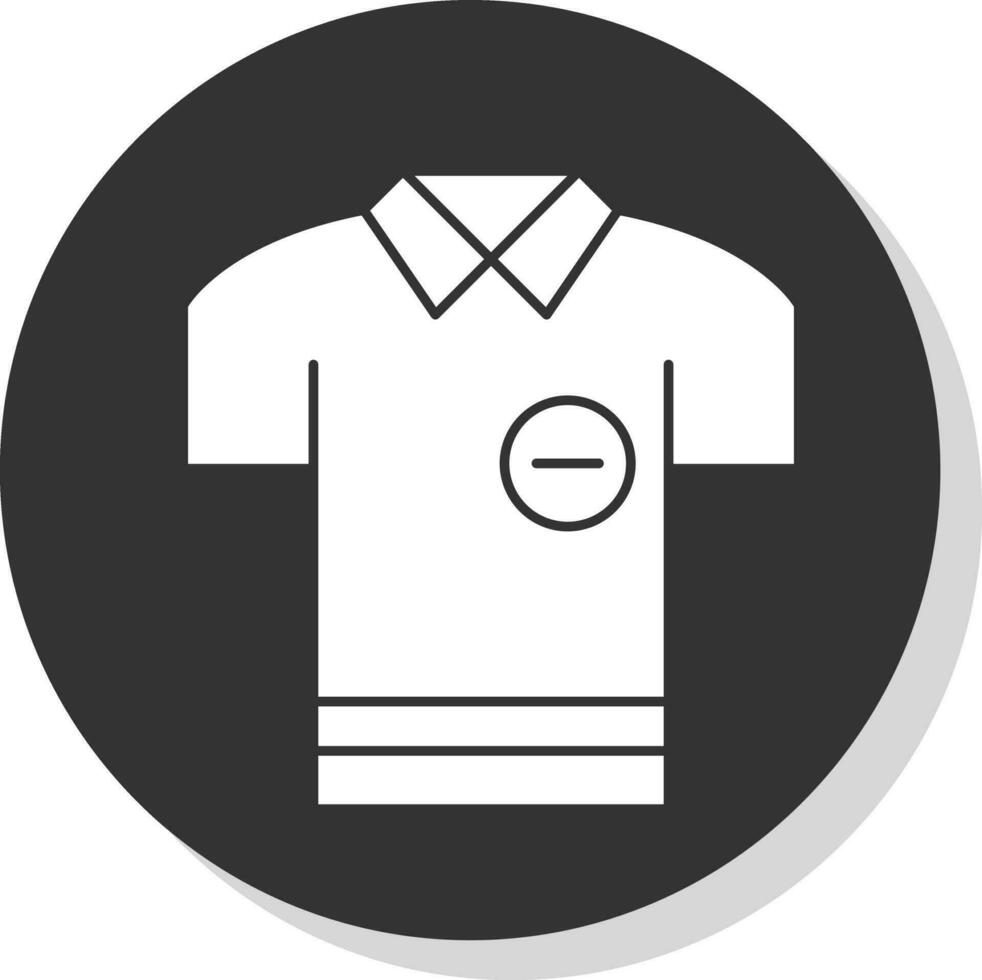 Poloshirt-Vektor-Icon-Design vektor