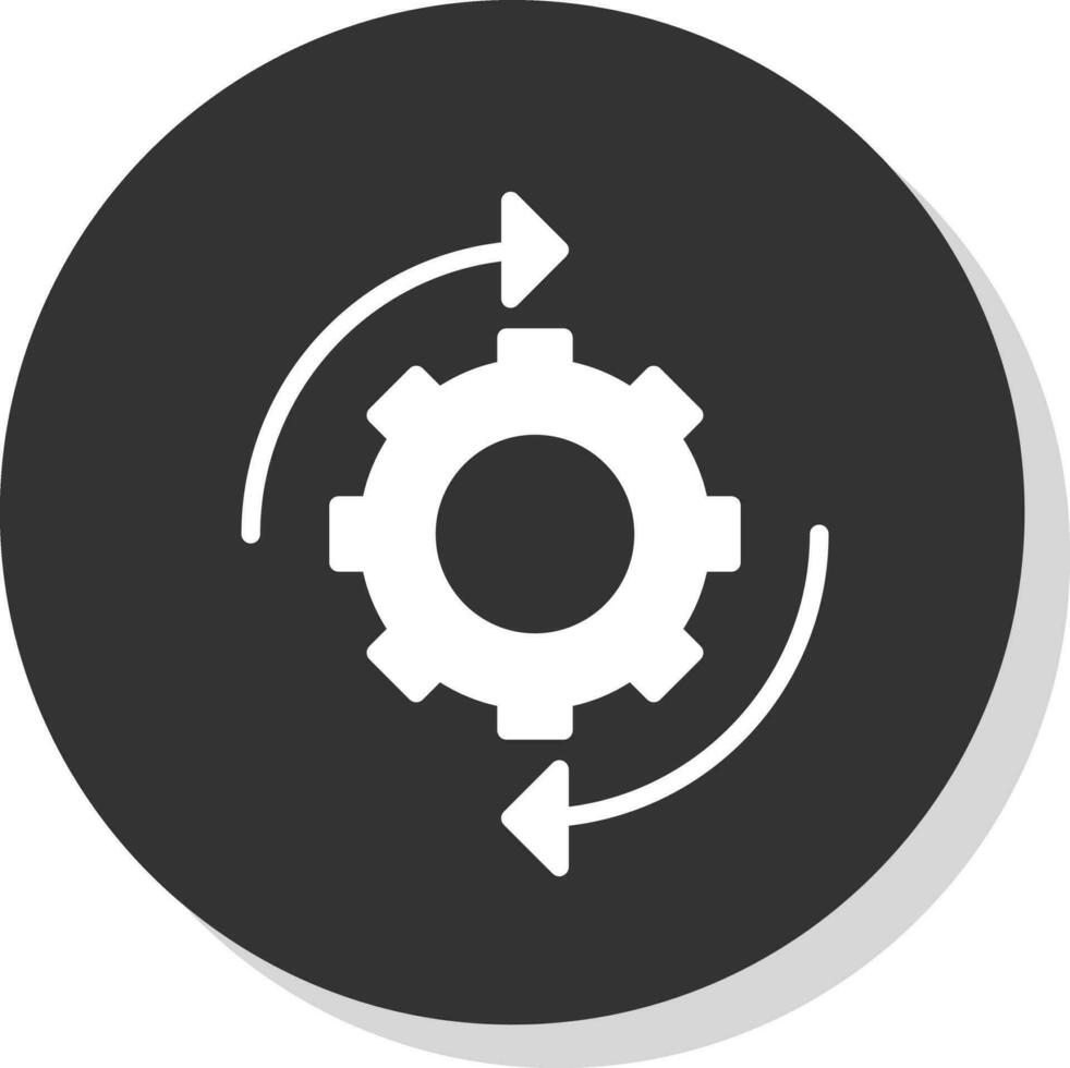 Workflow-Vektor-Icon-Design vektor