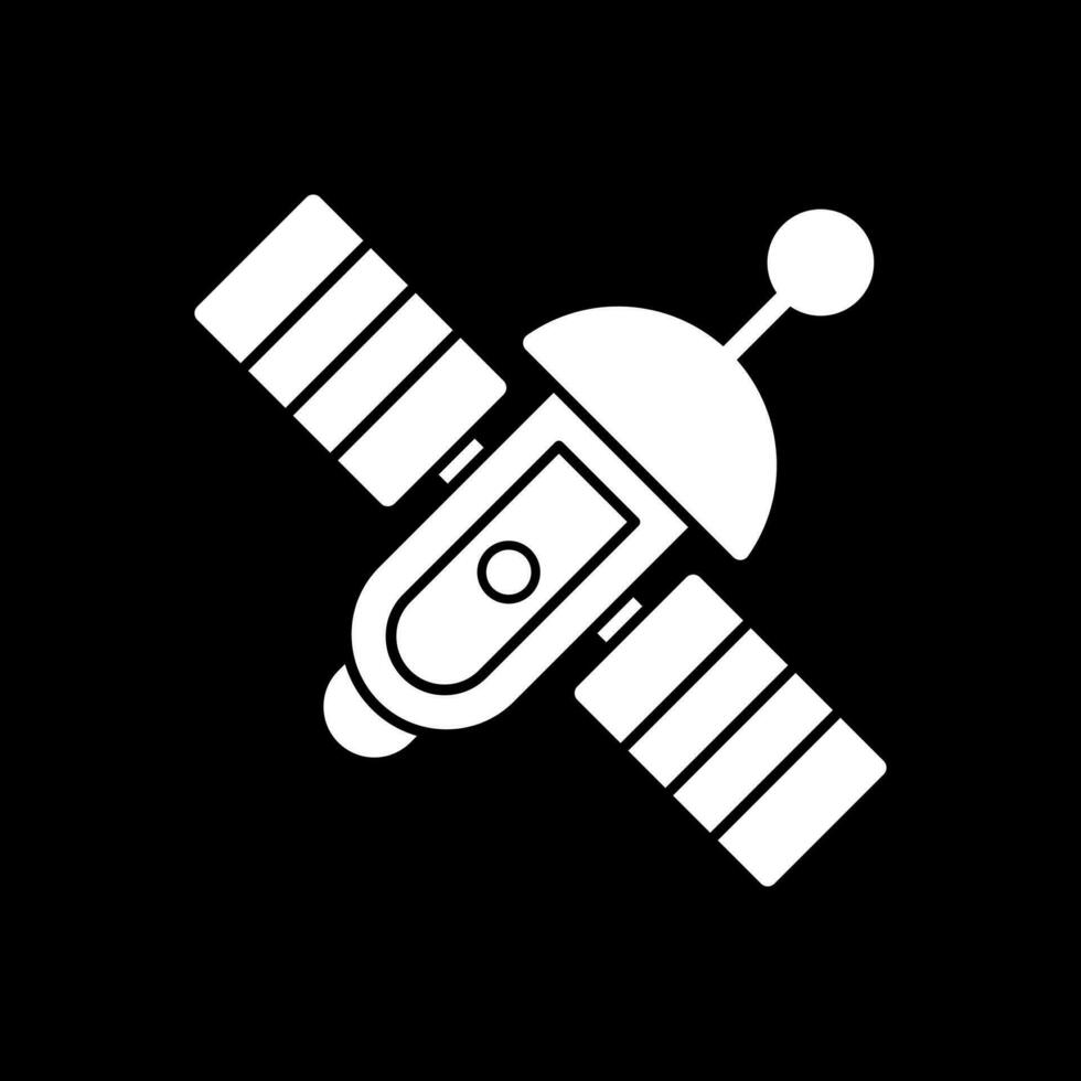 Satelliten-Vektor-Icon-Design vektor