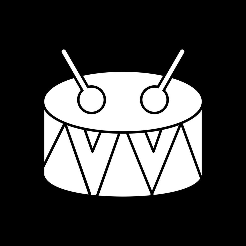 Drum-Vektor-Icon-Design vektor