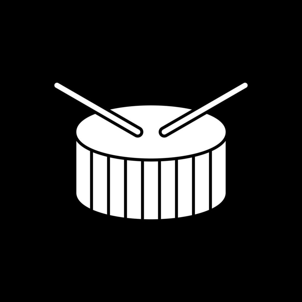 Drum-Vektor-Icon-Design vektor