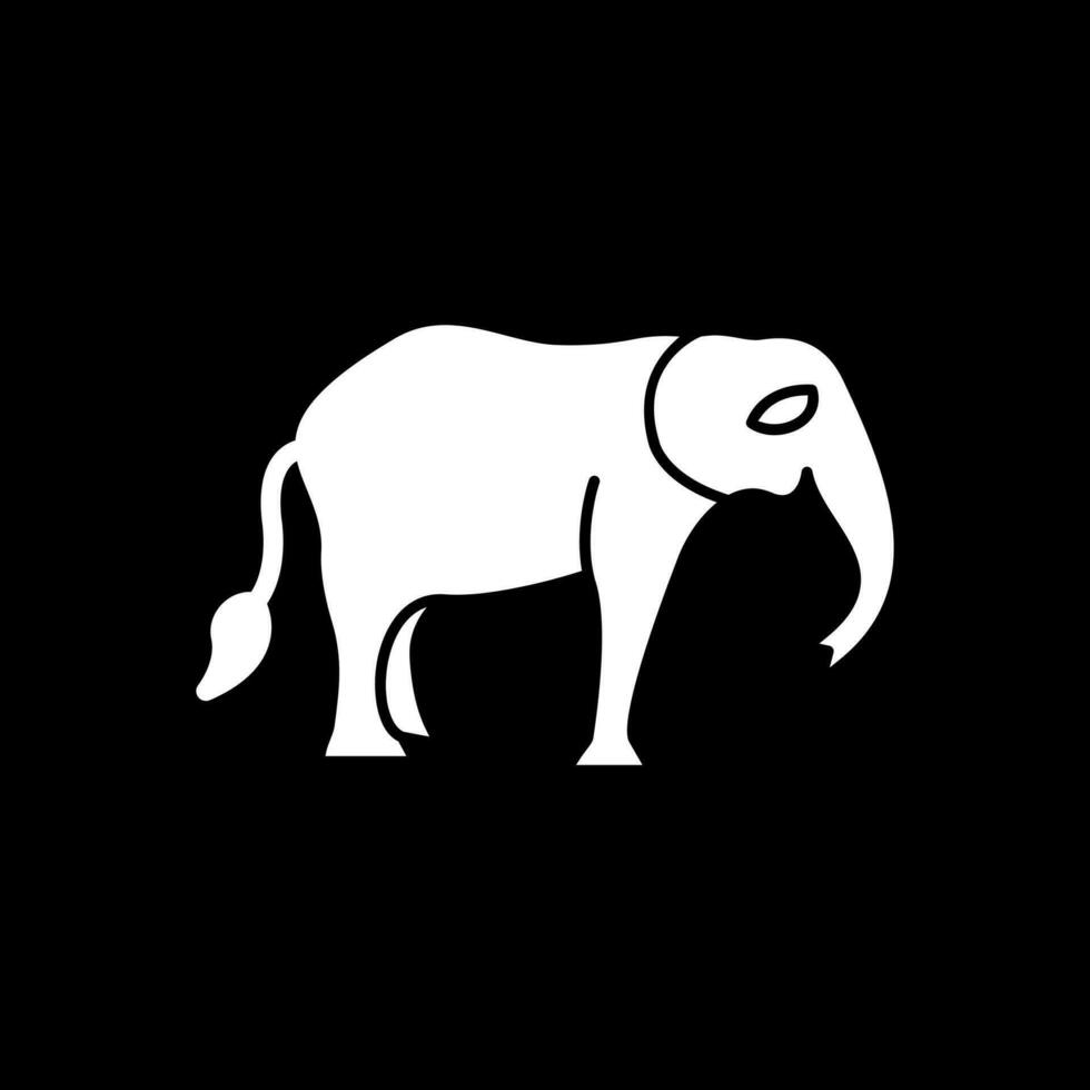 Elefant-Vektor-Icon-Design vektor