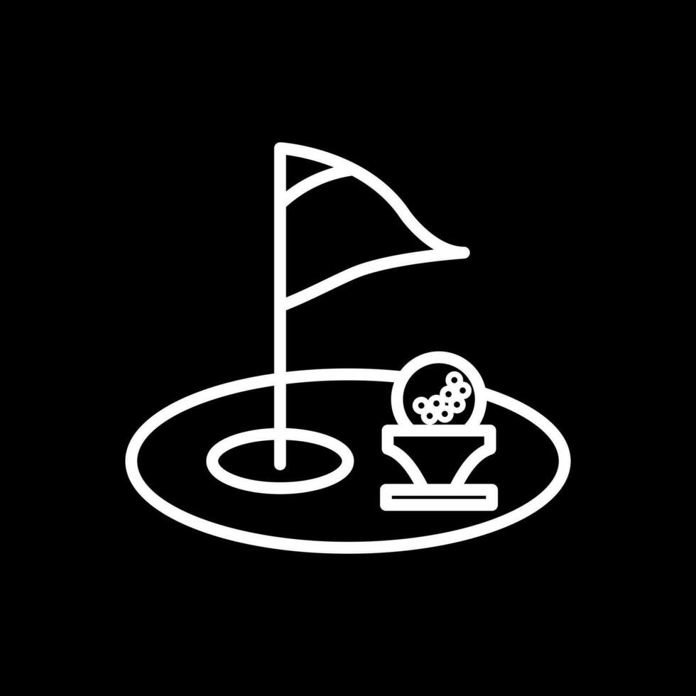 Golf Loch Vektor Symbol Design