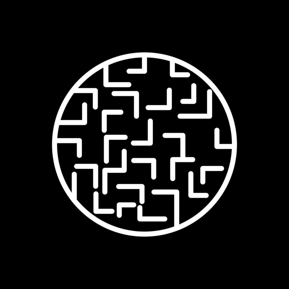 Labyrinth Vektor Symbol Design