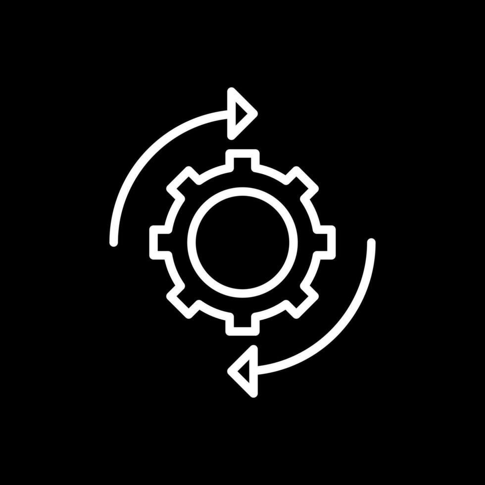 Workflow-Vektor-Icon-Design vektor