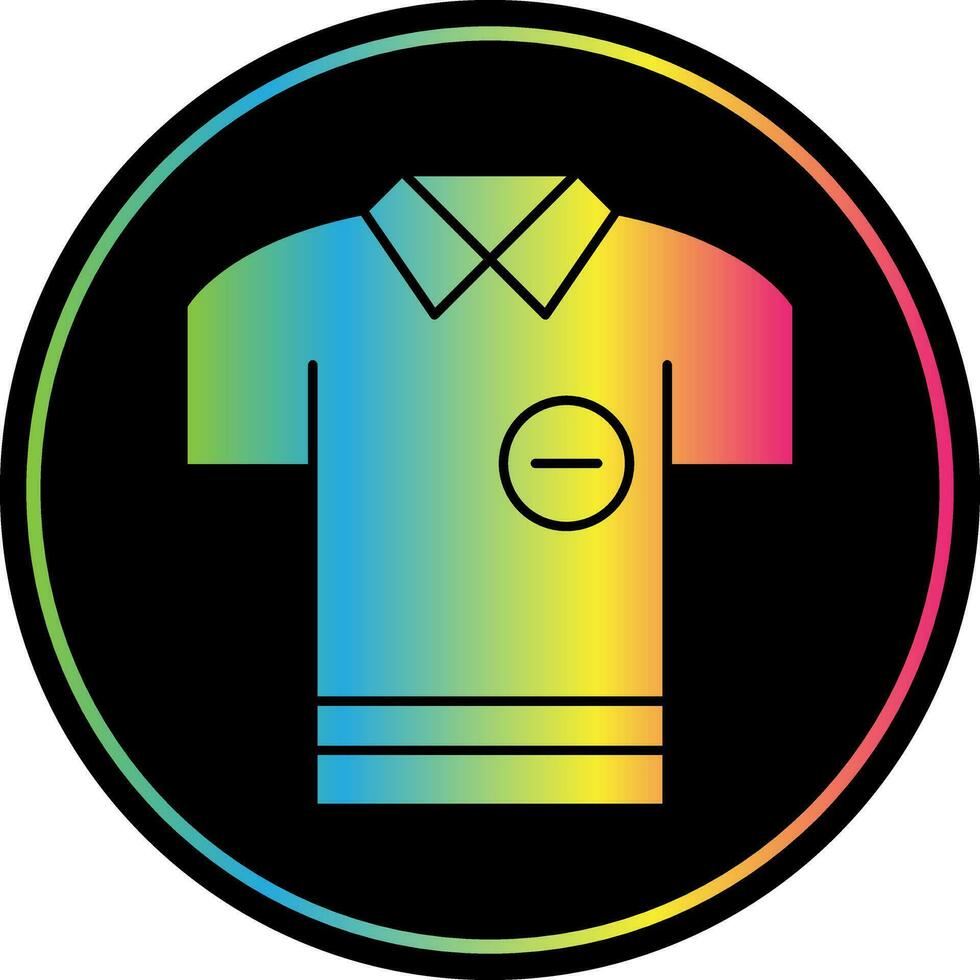 Poloshirt-Vektor-Icon-Design vektor