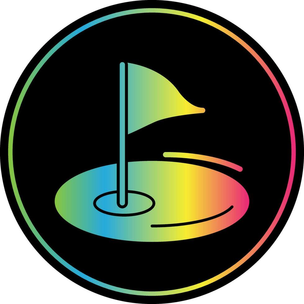 Golf-Vektor-Icon-Design vektor