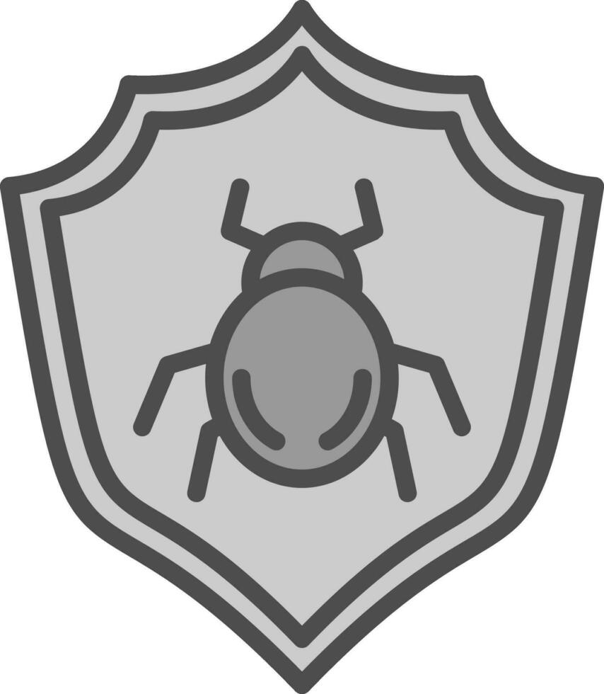 Antivirus-Vektor-Icon-Design vektor