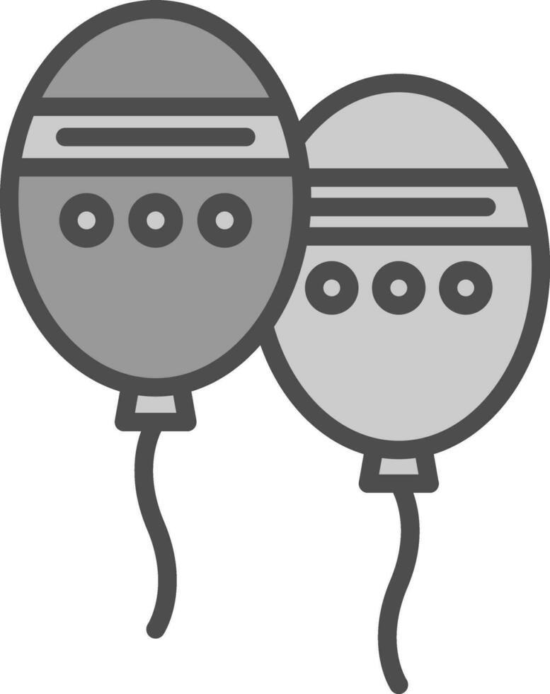 Ballon-Vektor-Icon-Design vektor