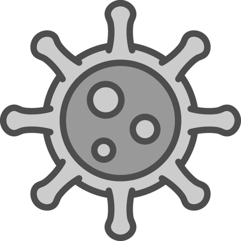 Coronavirus-Vektor-Icon-Design vektor