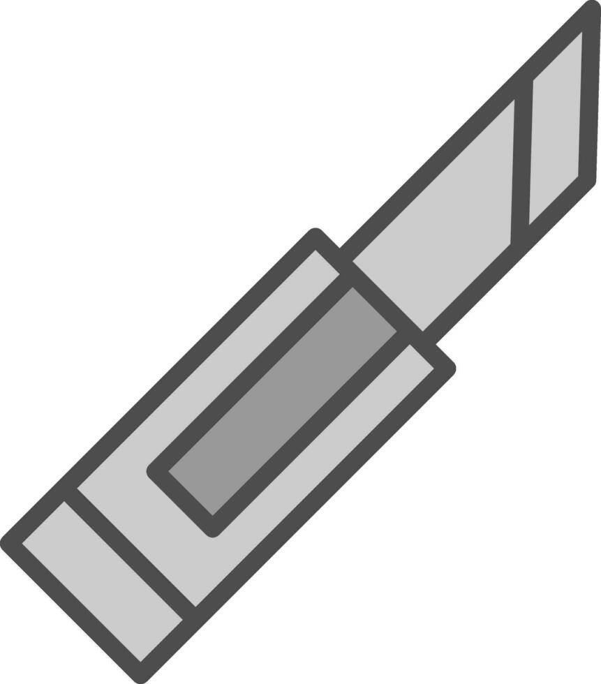 chirurgisches Messer-Vektor-Icon-Design vektor