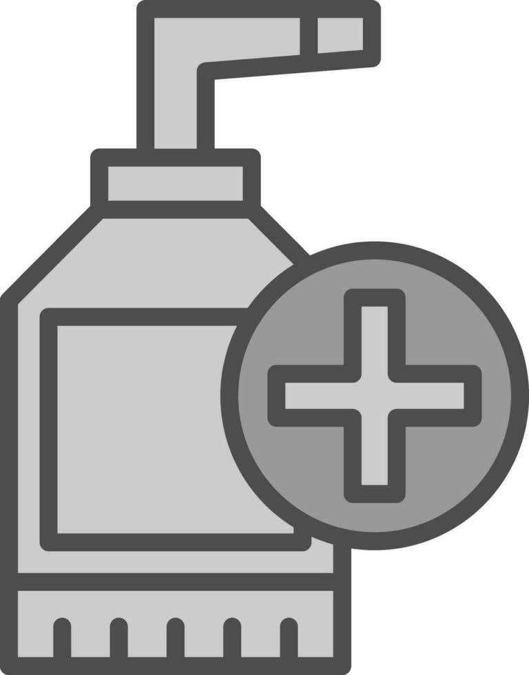 Desinfektionsmittel-Vektor-Icon-Design vektor
