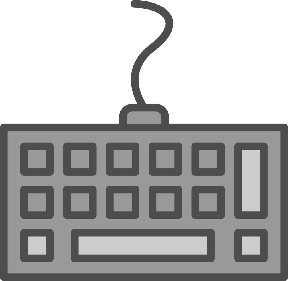 Tastatur-Vektor-Icon-Design vektor