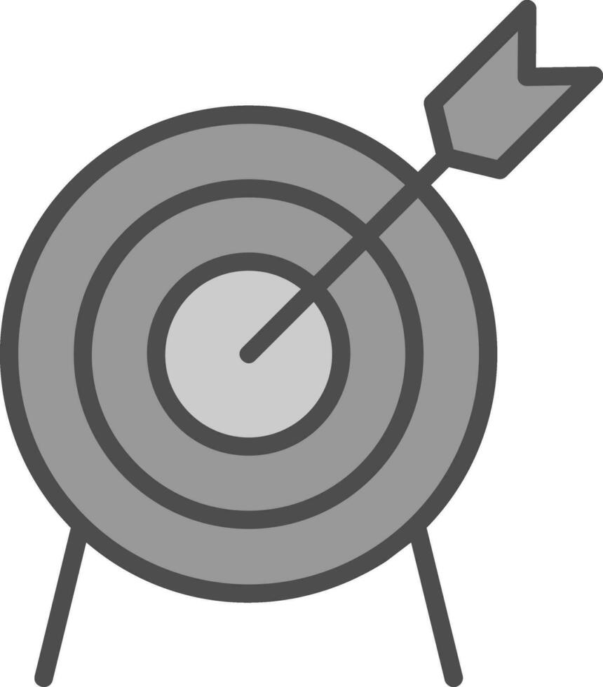 Bullseye-Vektor-Icon-Design vektor