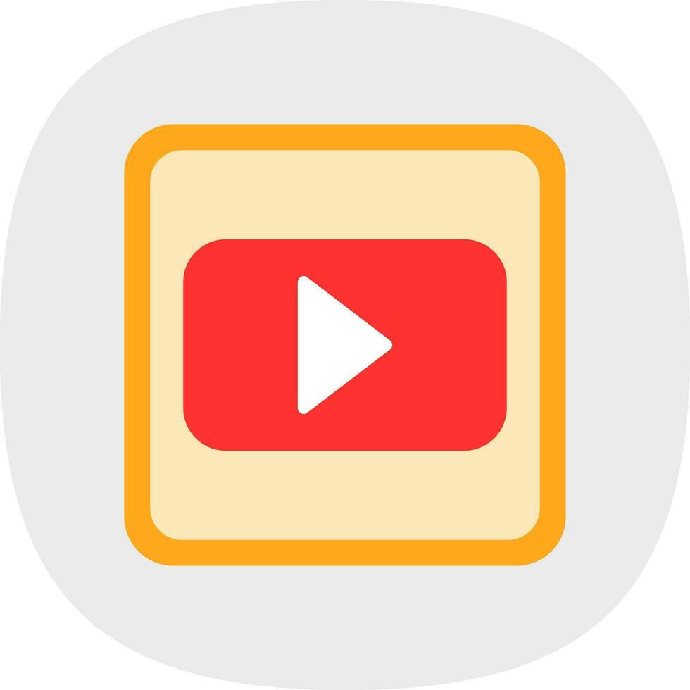 Youtube logotyp vektor ikon design