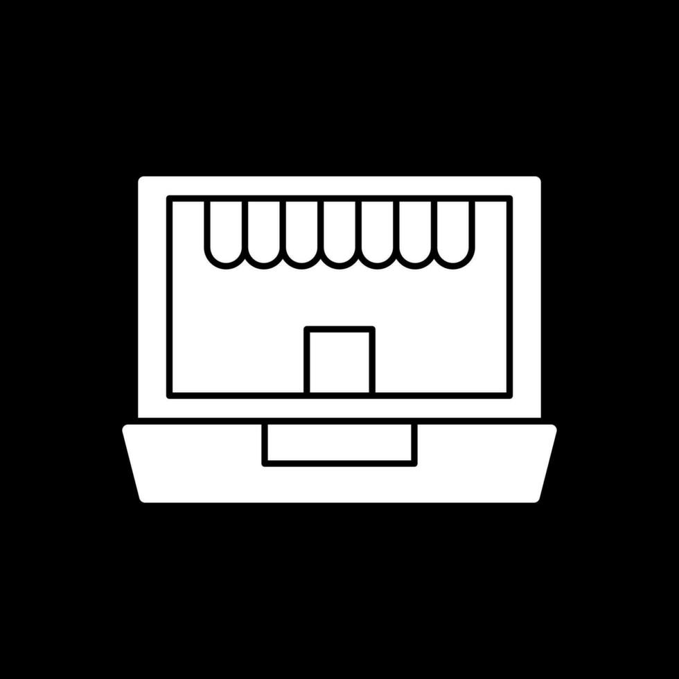 Online-Shop-Vektor-Icon-Design vektor