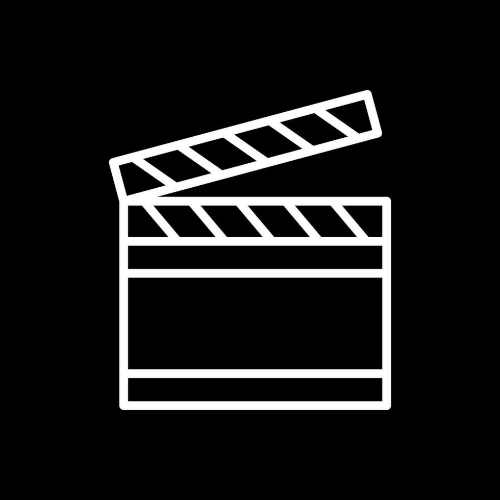 Clapperboard-Vektor-Icon-Design vektor