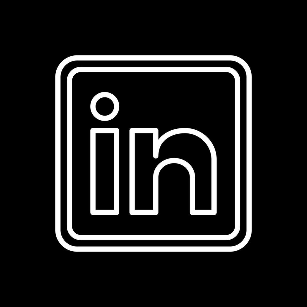 Linkedin Vektor Symbol Design