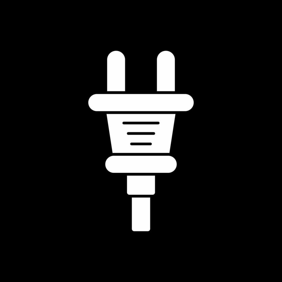 Plug-Vektor-Icon-Design vektor